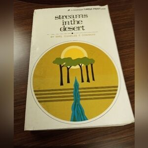 Streams in the Desert by Mrs. Charles E. Cowman Christian Devotional Large Print